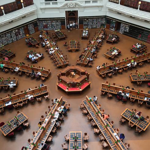 During my time at RMIT University I visited the State Library of Victoria.