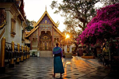 One of Northern Thailand's most sacred temples and overlooks the city from its mountain throne. 